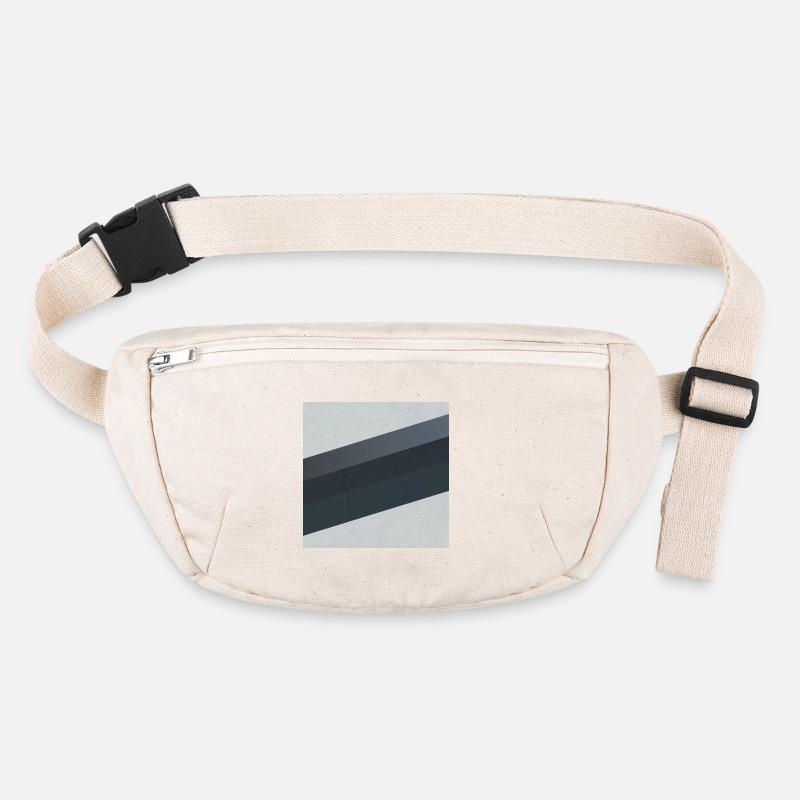 Scandi Geometric Art Grau Sand Stanley/Stella recycelte Gürteltasche