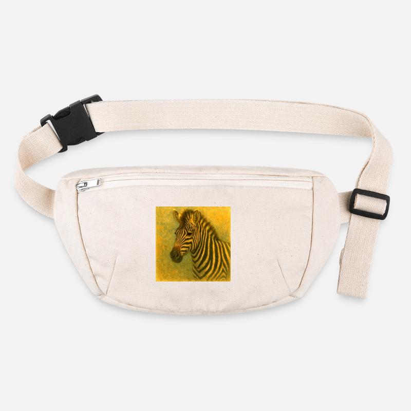 Zèbre en tons dorés Sac banane recyclé Stanley/Stella