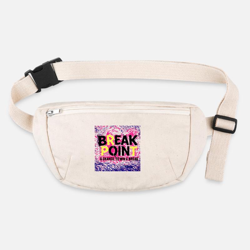 Tennis Break Point Gewinner Design Stanley/Stella recycelte Gürteltasche