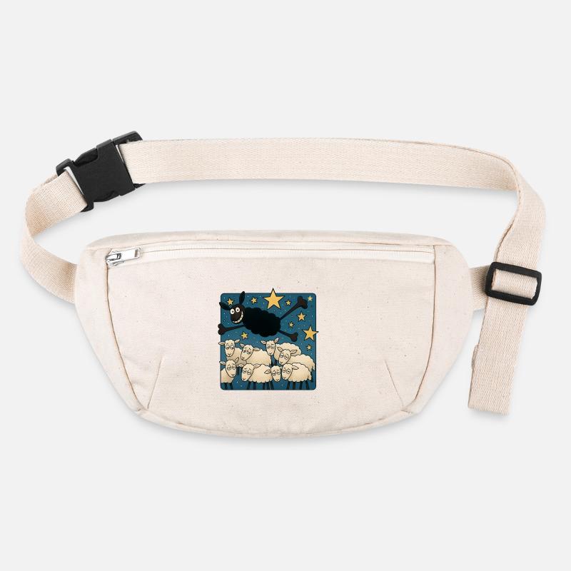 Mouton noir Sac banane recyclé Stanley/Stella