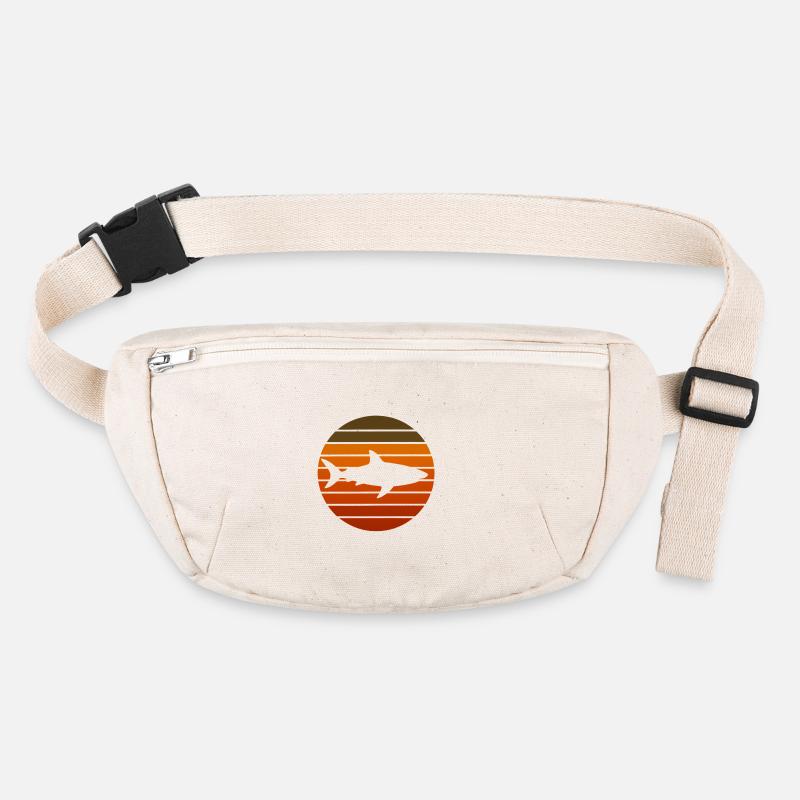 Sunset Shark Silhouette Stanley/Stella recycled Hip Bag 