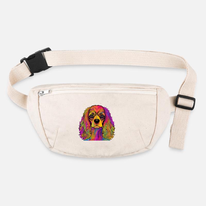 Cavalier King Charles Spaniel Stanley/Stella recycelte Gürteltasche