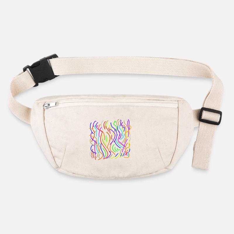 La couleur coule sur le néant Sac banane recyclé Stanley/Stella
