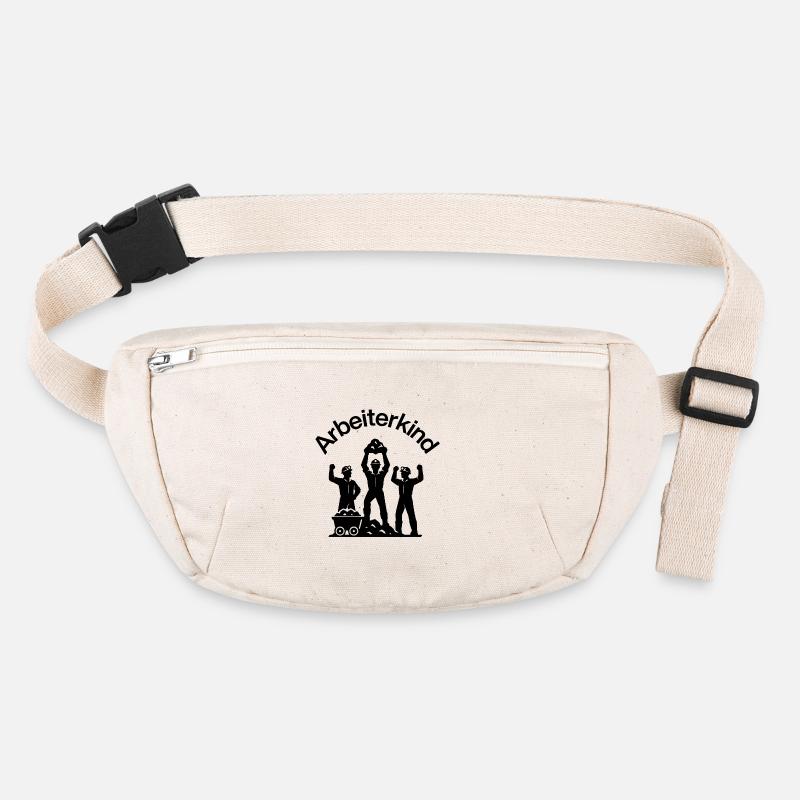 PROUD WORKING-CLASS CHILD, BORN ON COAL Stanley/Stella recycled Hip Bag 