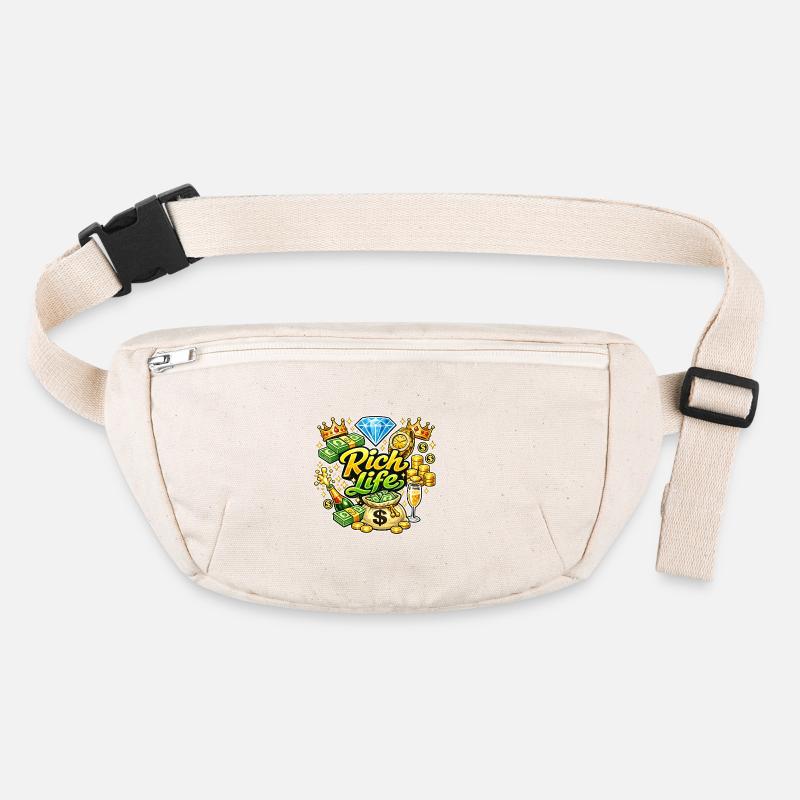 Rich Life Éclat et Diamants Sac banane recyclé Stanley/Stella