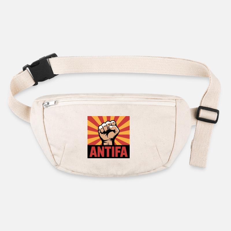 Antifa - Antifascist Merch Stanley/Stella recycled Hip Bag 