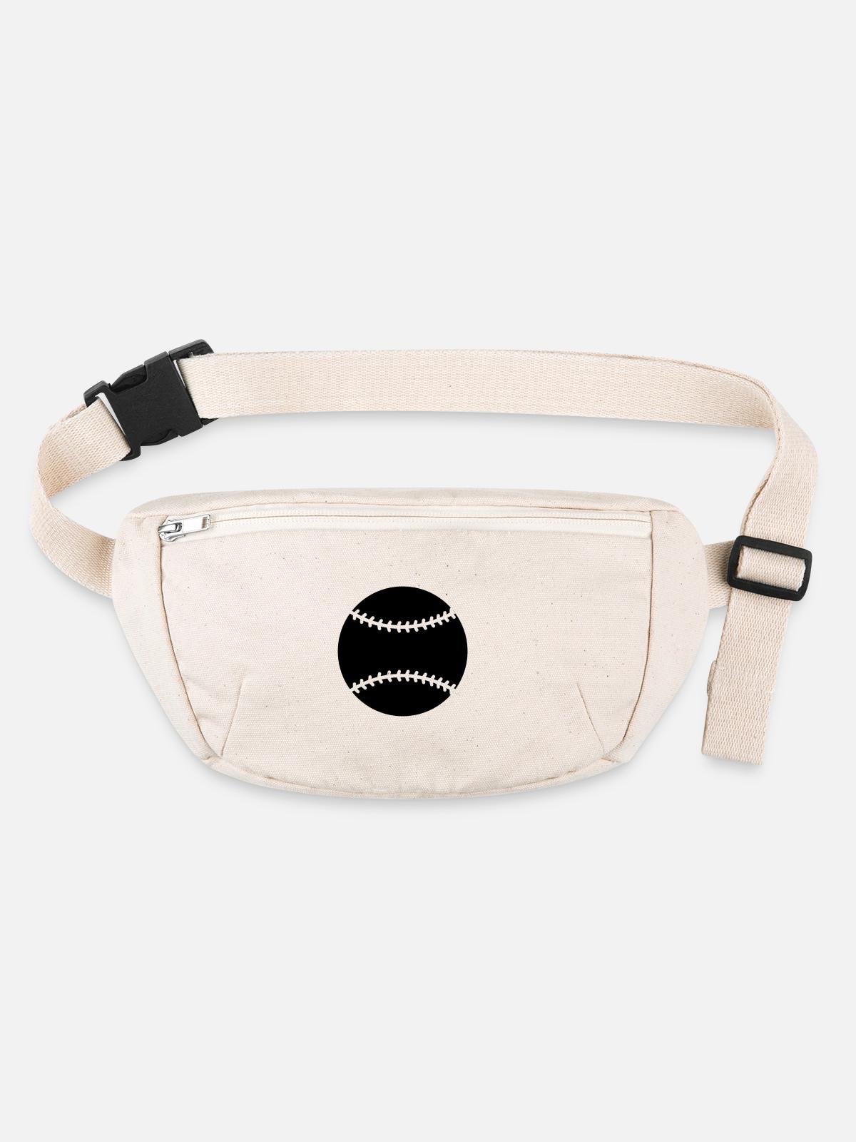Baseball - Sac banane recyclé Stanley/Stella - blanc naturel - Devant