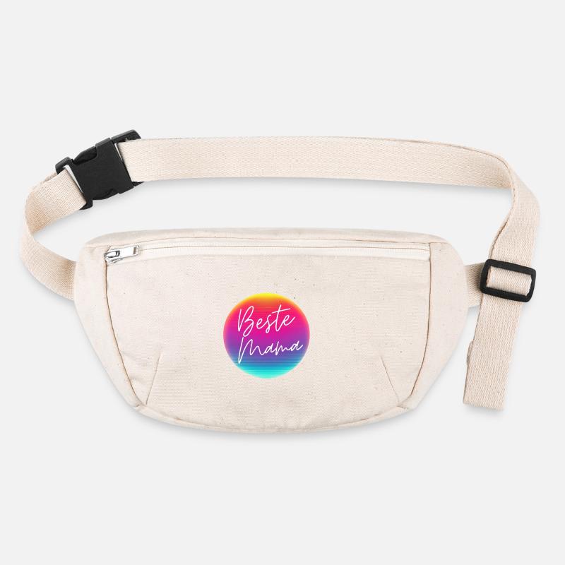 Best mom! Neon circle customizable Stanley/Stella recycled Hip Bag 