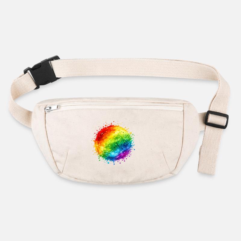 Rainbow Color Splash Explosion Stanley/Stella recycled Hip Bag 