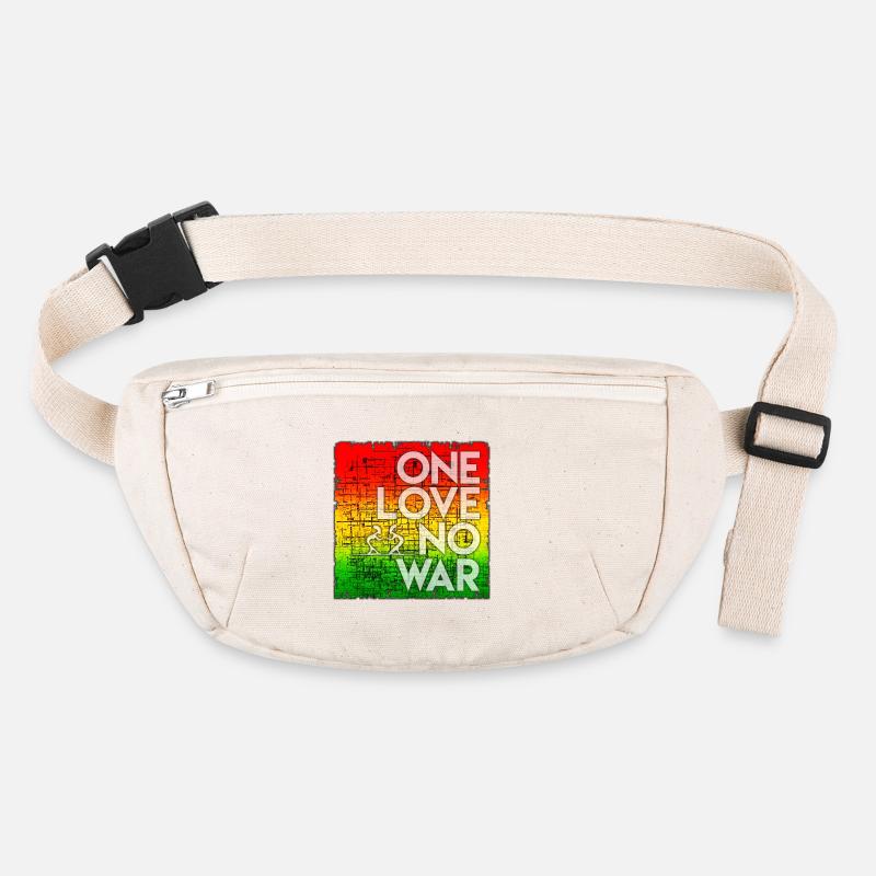 One Love No War Regenbogen Stanley/Stella recycelte Gürteltasche