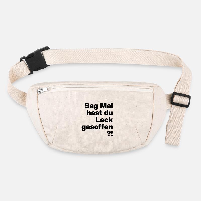 SAG MAL, HAST DU LACK GESOFFEN? SARKASMUS GESCHENK Stanley/Stella recycelte Gürteltasche