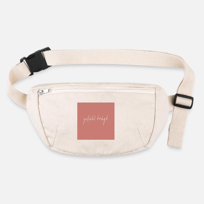 feeling wears typography poster saying Stanley/Stella recycled Hip Bag 