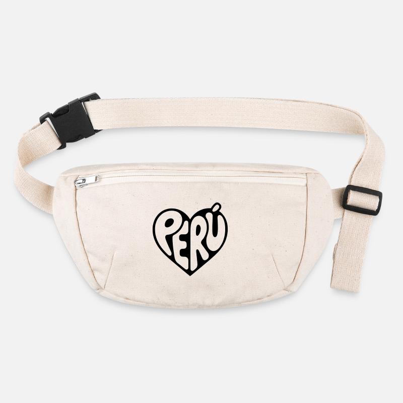 Peru Heart Stanley/Stella recycled Hip Bag 