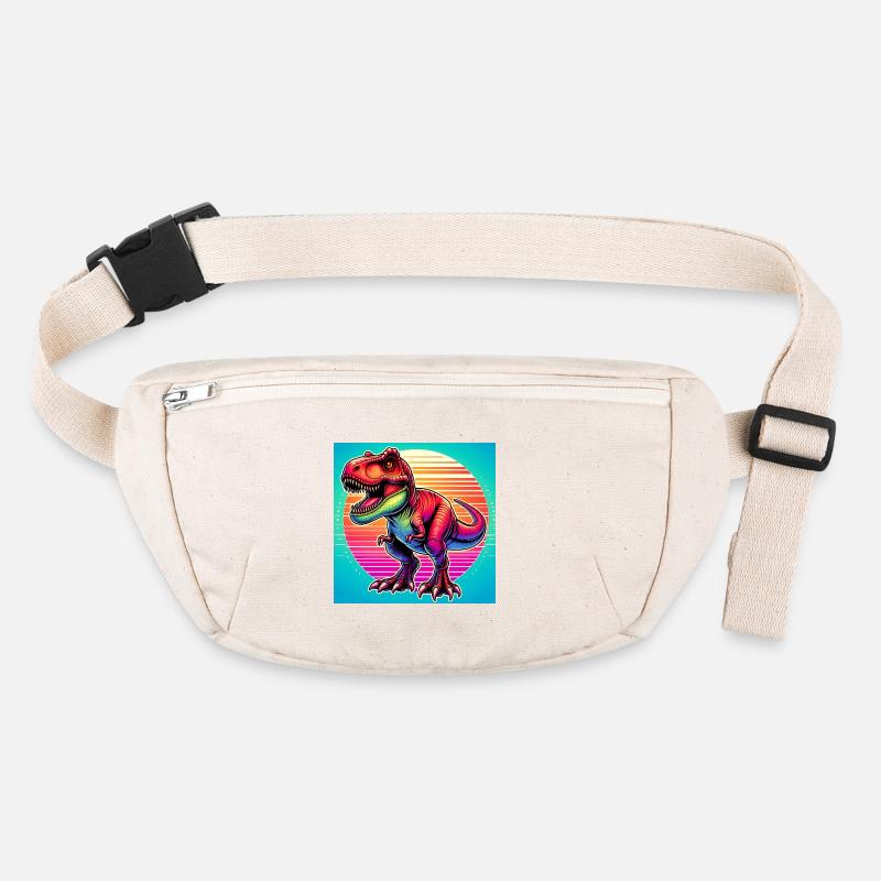 dinosaur - Stanley/Stella recycled Hip Bag  - natural
