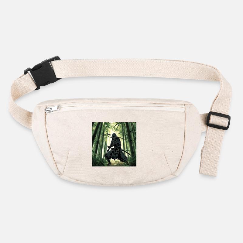 Ninja in the bamboo forest Stanley/Stella recycled Hip Bag 