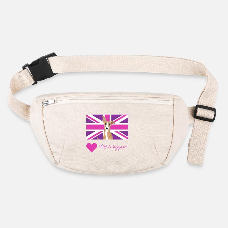 PURPLEWHIPPET (Pink) Stanley/Stella recycled Hip Bag 