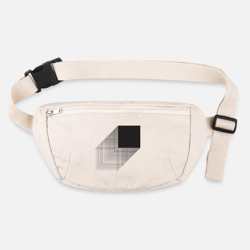 Conception audacieuse du carré Bauhaus Sac banane recyclé Stanley/Stella
