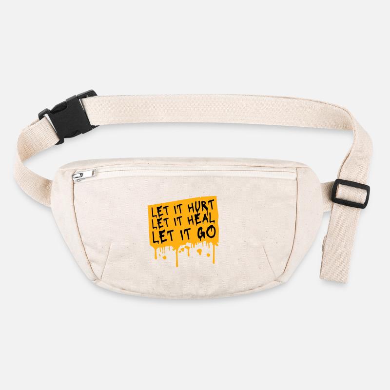 Let It Hurt Let It Heal Let It Go Inspirierend Stanley/Stella recycelte Gürteltasche