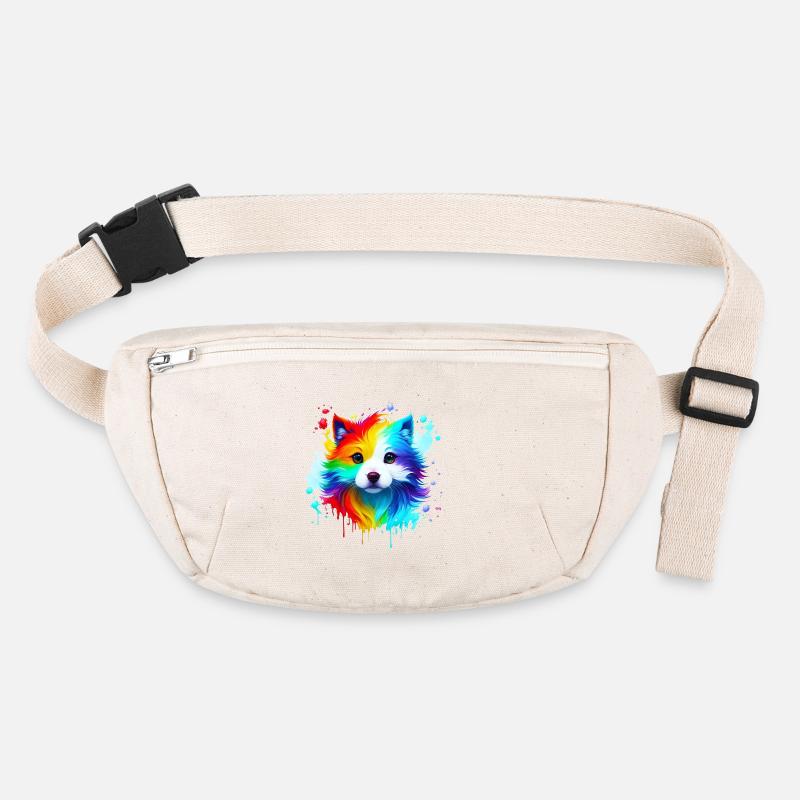Rainbow Style Spray Welpe Stanley/Stella recycelte Gürteltasche