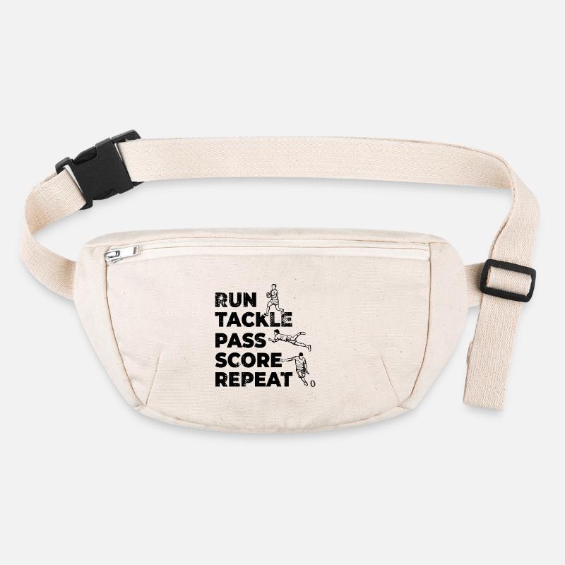 Course, Tacle, Passe, Score, Répétition Sac banane recyclé Stanley/Stella