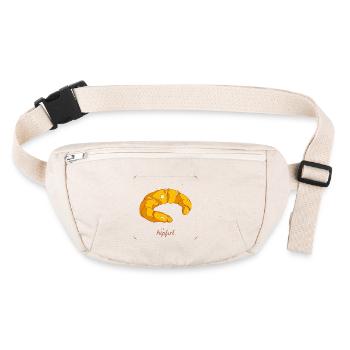 Breakfast croissants crisp and smart and sweet - Stanley/Stella recycled Hip Bag  - natural - Front