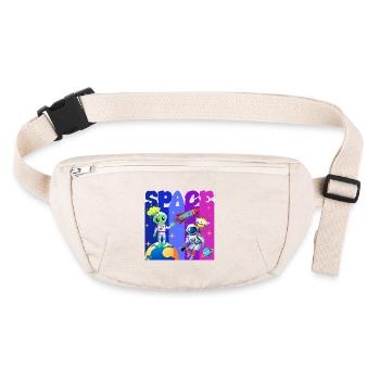 Space, Weltall, Alien, Astronaut - Stanley/Stella recycled Hip Bag  - natural - Front