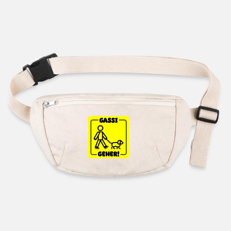 Gassi Gehen Hund Stanley/Stella recycelte Gürteltasche