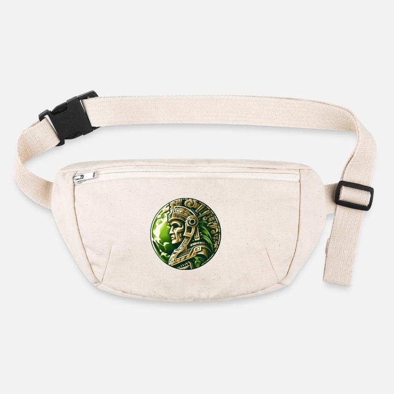 Ancient Aztec Warrior Gold Earth Stanley/Stella recycled Hip Bag 