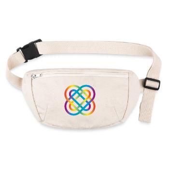 INFINITY No.4 - Stanley/Stella recycelte Gürteltasche - Naturweiß - Vorne