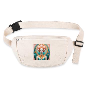 Aurora, digital painting - Stanley/Stella recycled Hip Bag  - natural - Front
