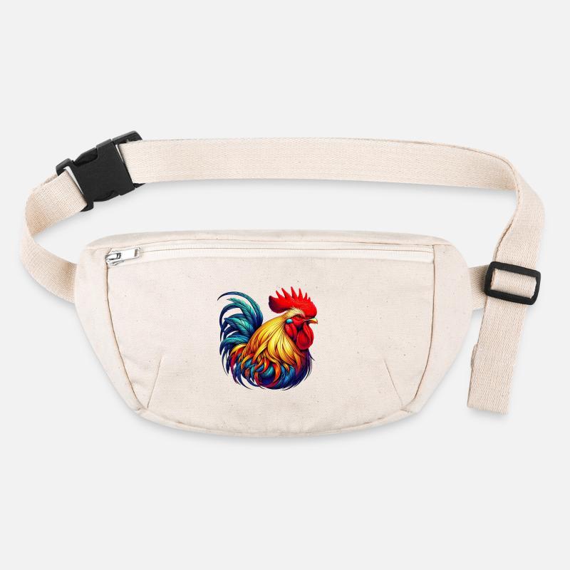 Rooster Hen Stanley/Stella recycled Hip Bag 