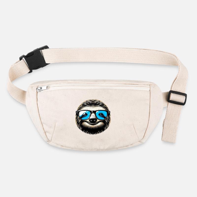 Sloth with Sunglasses Stanley/Stella recycled Hip Bag 