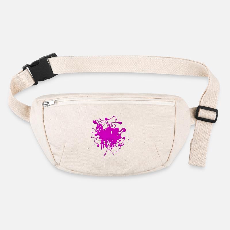 Rose.Éclaboussure Sac banane recyclé Stanley/Stella
