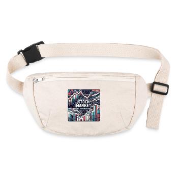 Le trading boursier Ma passion - Sac banane recyclé Stanley/Stella - blanc naturel - Devant