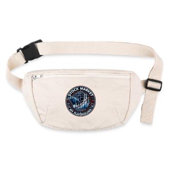 Le trading boursier Ma passion - Sac banane recyclé Stanley/Stella - blanc naturel - Devant