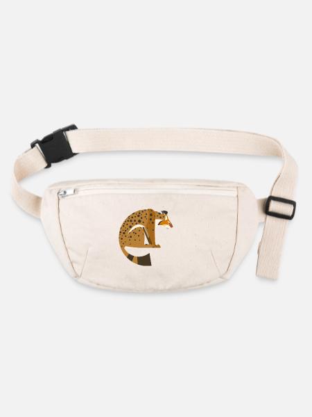 Lynx - Stanley/Stella recycled Hip Bag  - natural - Front