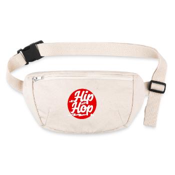 Hip Hop - Sac banane recyclé Stanley/Stella - blanc naturel - Devant