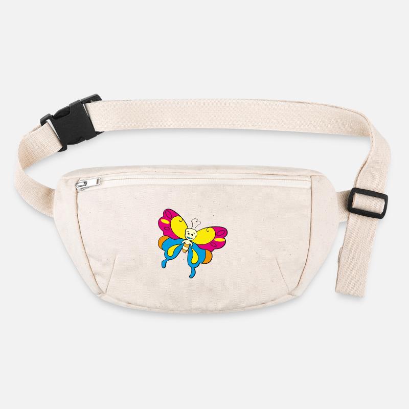 bunter Schmetterling Butterfly Stanley/Stella recycelte Gürteltasche