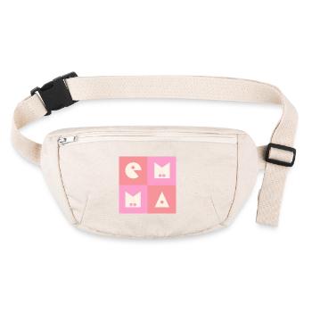 Emma Prénom Prénom Bébé Fille rose - Sac banane recyclé Stanley/Stella - blanc naturel - Devant
