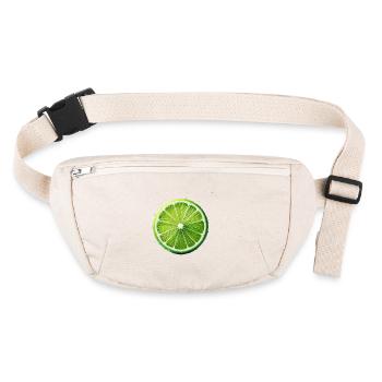 Limette - Stanley/Stella recycelte Gürteltasche - Naturweiß - Vorne