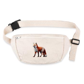 Fuchs - Stanley/Stella recycelte Gürteltasche - Naturweiß - Vorne