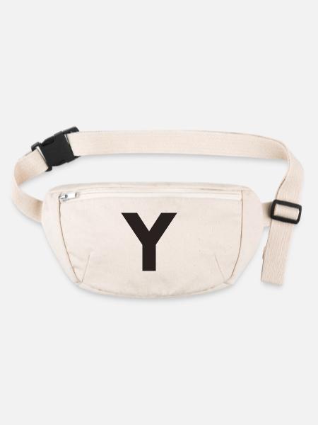 Y - Stanley/Stella recycled Hip Bag  - natural - Front
