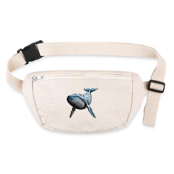 Wal - Stanley/Stella recycelte Gürteltasche - Naturweiß - Vorne