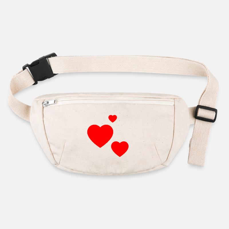 Three Hearts Stanley/Stella recycled Hip Bag 