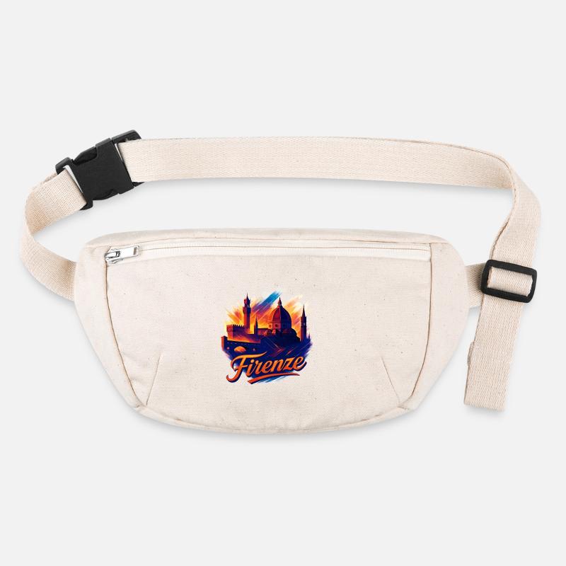Florence Firenze City Italy Silhouette Gift Stanley/Stella recycled Hip Bag 