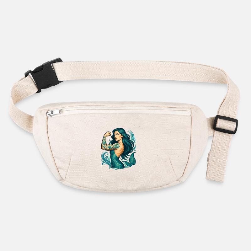 Starke Meerjungfrau Nixe Wasserfrau Geschenk Stanley/Stella recycelte Gürteltasche