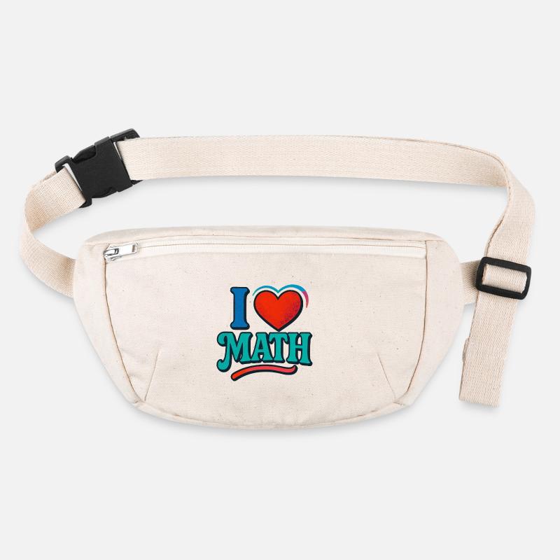 Love for Math Heart Design Stanley/Stella recycled Hip Bag 