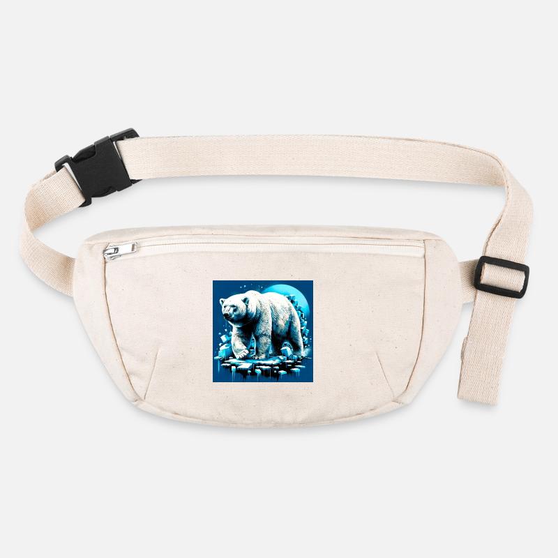 polar bear Stanley/Stella recycled Hip Bag 