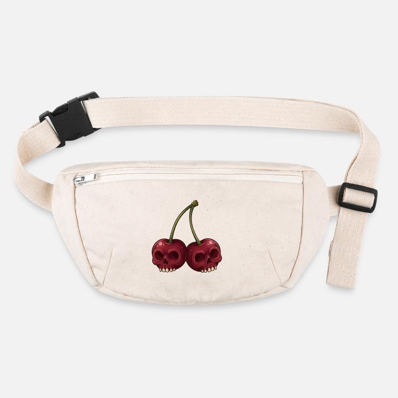 Cartoon Skull Cherries Stanley/Stella recycled Hip Bag 