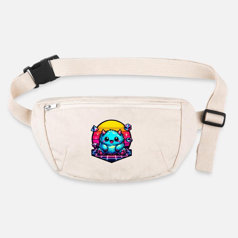 Neon fluffy monster Stanley/Stella recycled Hip Bag 